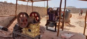 Gold ore crushing and grinding in Nadwat Turkana County